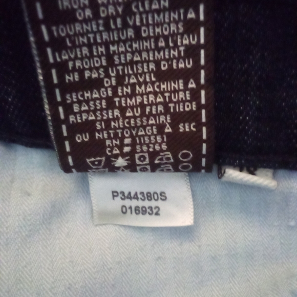 7 For All Mankind Dark Blue Boot Cut Jeans - Picture 10 of 10